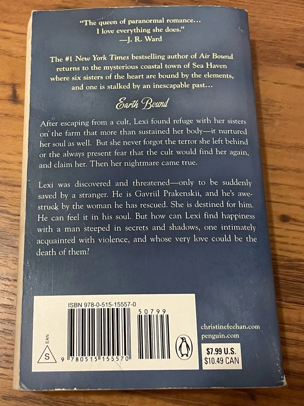 Earth Bound Paperback Book by Christine Freehan Book 4 in the Sea Haven Series
